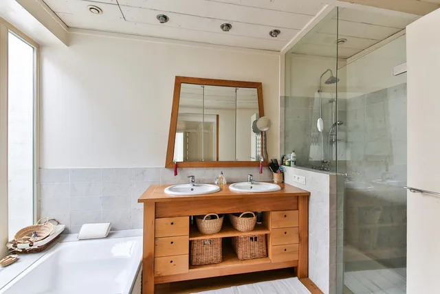 bathroom, wood furniture, shower, modern bathtub, decoration, bathroom, bathroom, bathroom, bathroom, bathroom. ADA Small Bathroom Layouts: Clearances That Actually Pass Inspection