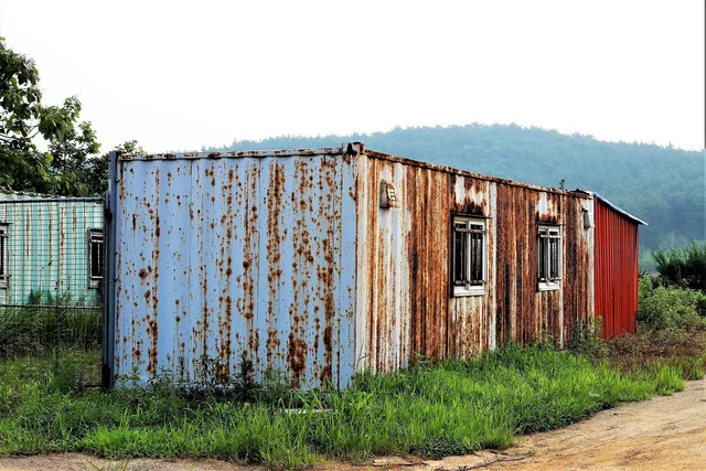 container, rust, metal, pollution, poop, recycle, steel, warehouse, environment. Modular storage systems maintenance: checks and records