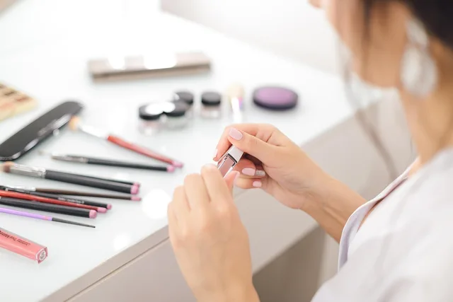lipstick, cosmetics, woman, makeup, hands, beauty, application, closeup, cosmetics, cosmetics, makeup, makeup, makeup, makeup, makeup. Reading small room makeovers products worth testing with a sceptical eye