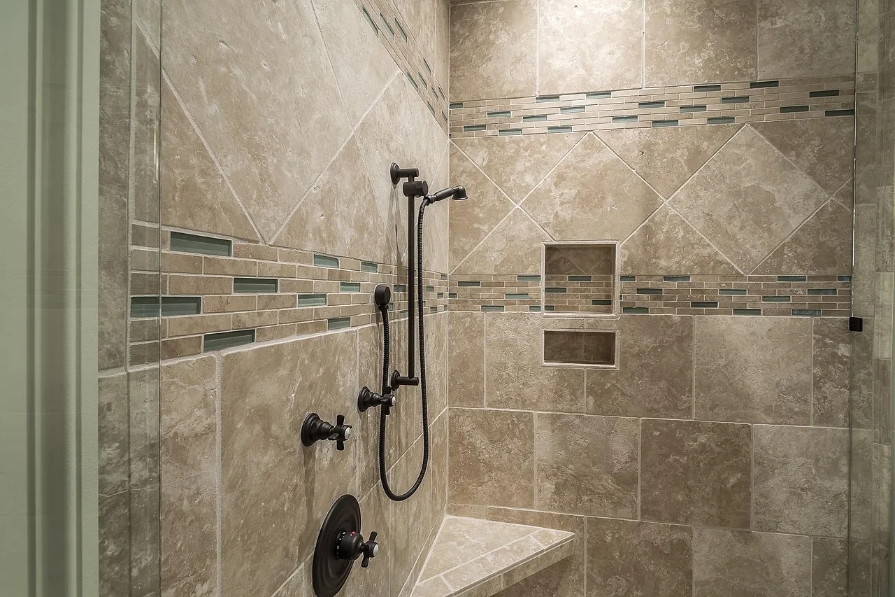 shower, tile, bathroom, interior, luxury, decor, modern, residential, tiled, bathtub, contemporary, brown bathroom, brown interior, brown shower, shower, shower, shower, shower, shower, bathroom, bathroom, bathroom, bathroom. Small room renovation: what to ask before you sign a quote