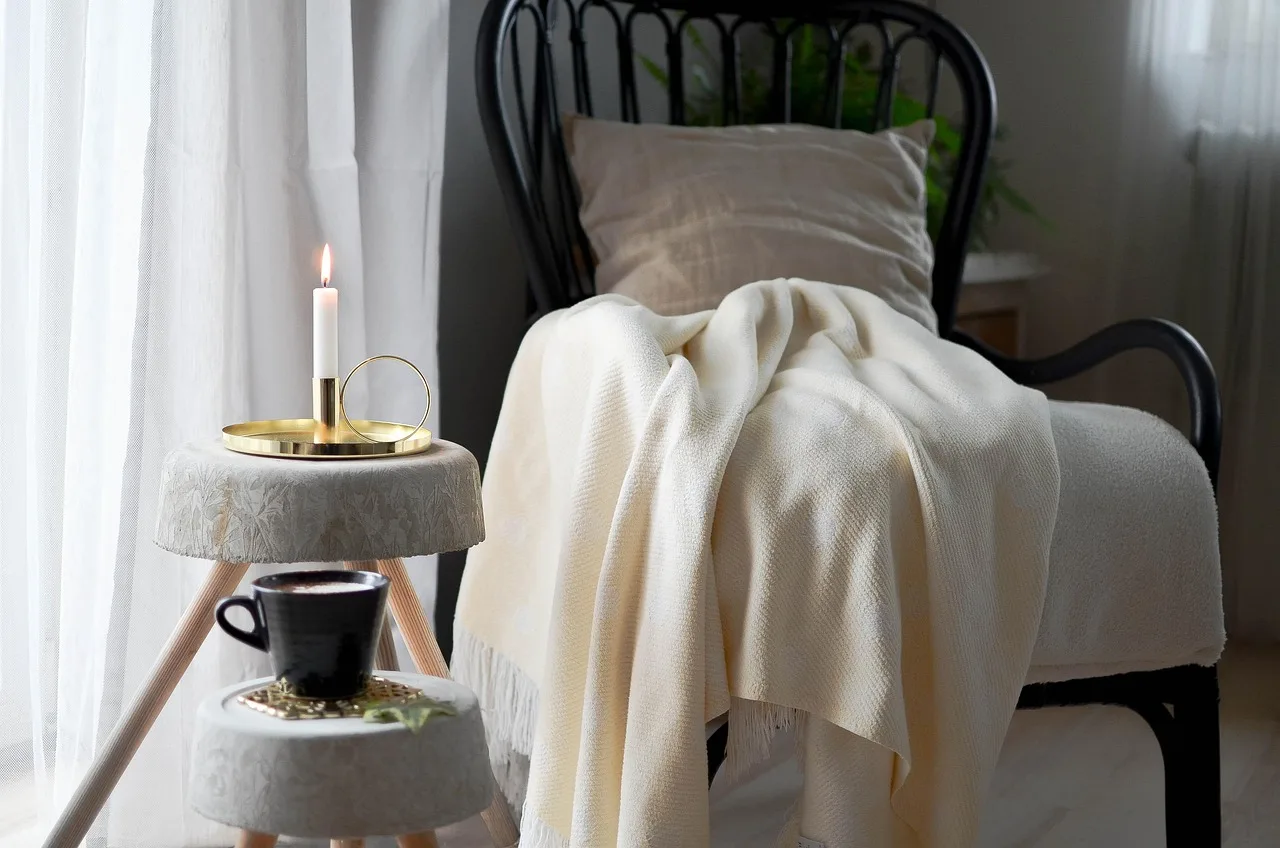 hygge, living room, cosily, decoration, room, home, interior, furniture, armchairs, hygge, hygge, hygge, hygge, hygge. Daybeds, drop-leaf tables, and rolling carts: compact furniture that earns its keep