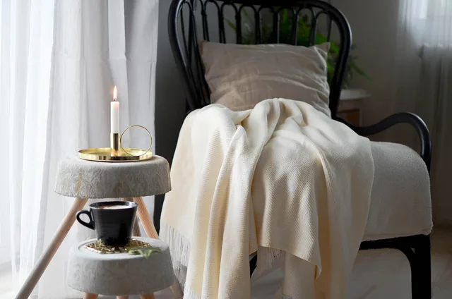 hygge, living room, cosily, decoration, room, home, interior, furniture, armchairs, hygge, hygge, hygge, hygge, hygge. Daybeds, drop-leaf tables, and rolling carts: compact furniture that earns its keep