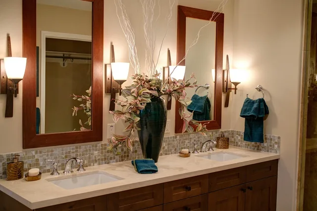 double sink, home, modern bathroom, interior, design, decor, brown home, brown bathroom, brown design, brown interior, double sink, double sink, double sink, double sink, double sink, home, home, home, modern bathroom, modern bathroom, modern bathroom, modern bathroom, modern bathroom, interior, brown bathroom, brown bathroom. Every small room remodel moves through nine stages, from survey to closeout
