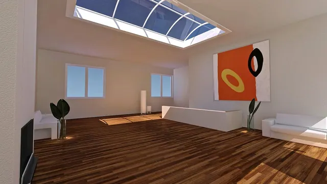 gallery, space, light space, the gallery space, graphic, painting, pictures, presentation, inner space, apartment, living room, 3d, room, planning, real estate, architecture visual